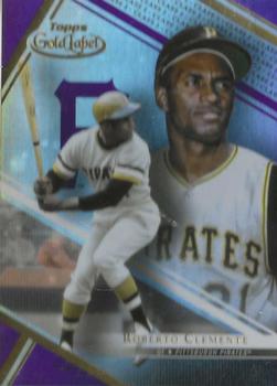 2021 Topps Gold Label - Class 1 Purple #42 Roberto Clemente Front