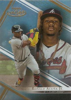 2021 Topps Gold Label - Class 2 #55 Ronald Acuña Jr. Front