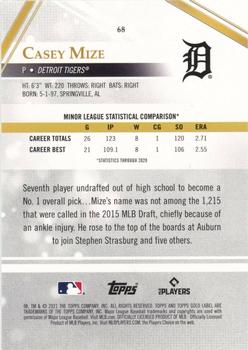2021 Topps Gold Label - Class 2 #68 Casey Mize Back
