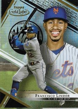 2021 Topps Gold Label - Class 2 Black #47 Francisco Lindor Front