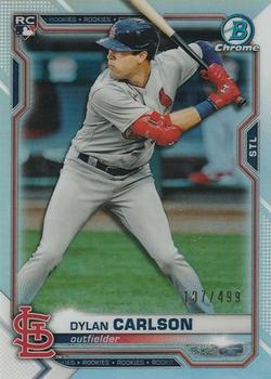 2021 Bowman Chrome - Refractor #45 Dylan Carlson Front