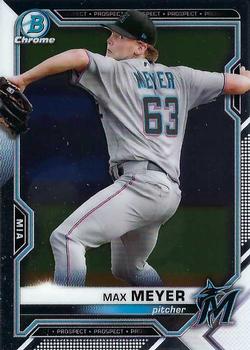 2021 Bowman Chrome - Prospects #BCP-201 Max Meyer Front