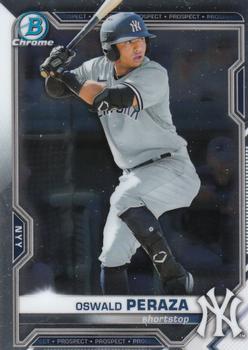 2021 Bowman Chrome - Prospects #BCP-220 Oswald Peraza Front