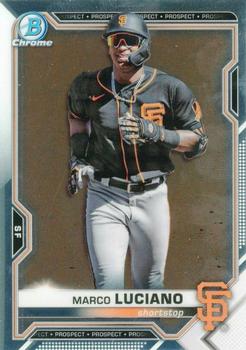 2021 Bowman Chrome - Prospects #BCP-229 Marco Luciano Front