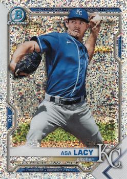 2021 Bowman Chrome - Prospects Speckle Refractor #BCP-194 Asa Lacy Front