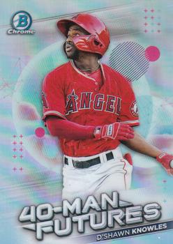 2021 Bowman Chrome - 40-Man Futures #FMF-20 D'Shawn Knowles Front