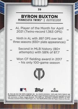 2022 Topps Tribute #39 Byron Buxton Back