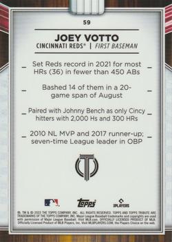 2022 Topps Tribute #59 Joey Votto Back