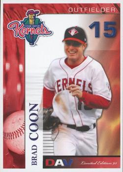 2007 DAV Minor/Independent/Summer Leagues #93 Brad Coon Front