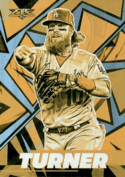 2021 Topps Fire - Gold Minted #111 Justin Turner Front