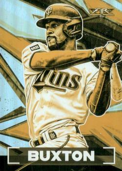 2021 Topps Fire - Gold Minted #171 Byron Buxton Front
