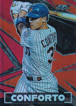 2021 Topps Fire - Flame #131 Michael Conforto Front