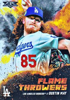2021 Topps Fire - Flame Throwers #FT-8 Dustin May Front