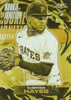 2021 Topps Fire - Rookie Ignition Gold Minted #RI-9 Ke'Bryan Hayes Front
