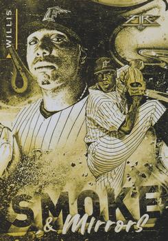 2021 Topps Fire - Smoke and Mirrors Gold Minted #SM-6 Dontrelle Willis Front