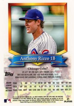 2021 Topps Finest Flashbacks #5 Anthony Rizzo Back