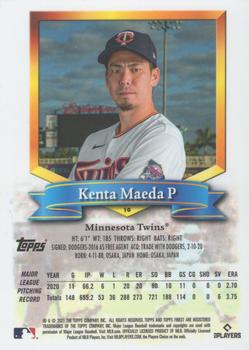 2021 Topps Finest Flashbacks #10 Kenta Maeda Back