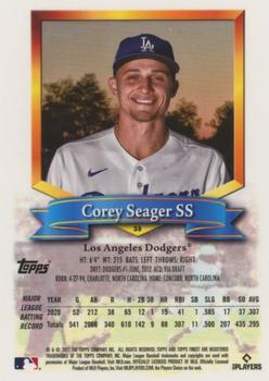2021 Topps Finest Flashbacks #35 Corey Seager Back