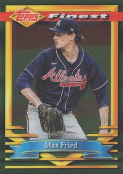 2021 Topps Finest Flashbacks #100 Max Fried Front