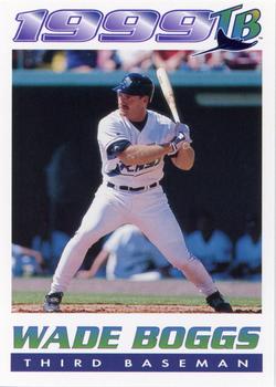 1999 GTE Tampa Bay Devil Rays #4 Wade Boggs Front