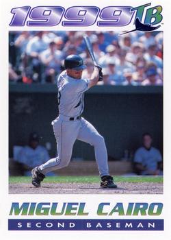 1999 GTE Tampa Bay Devil Rays #5 Miguel Cairo Front