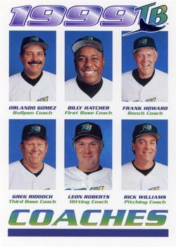 1999 GTE Tampa Bay Devil Rays #7 Coaches Front