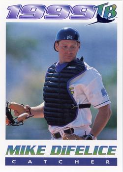 1999 GTE Tampa Bay Devil Rays #8 Mike DiFelice Front