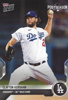 2021 Topps Now Postseason Los Angeles Dodgers #PS-11 Clayton Kershaw Front