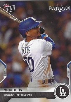 2021 Topps Now Postseason Los Angeles Dodgers #PS-12 Mookie Betts Front