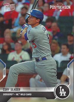 2021 Topps Now Postseason Los Angeles Dodgers #PS-18 Corey Seager Front