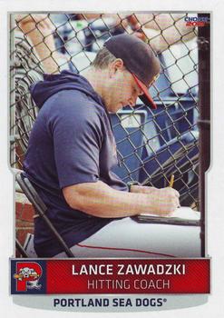 2021 Choice Portland Sea Dogs #34 Lance Zawadzki Front