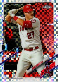 2021 Topps Chrome - X-Fractor #27 Mike Trout Front
