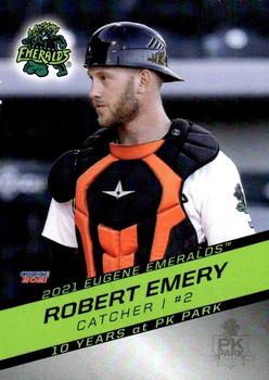 2021 Choice Eugene Emeralds #14 Robert Emery Front