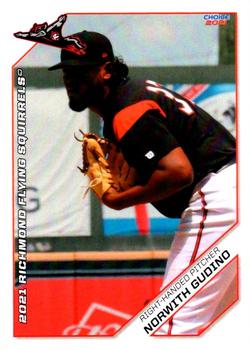 2021 Choice Richmond Flying Squirrels #10 Norwith Gudino Front