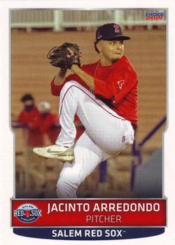 2021 Choice Salem Red Sox #02 Jacinto Arredondo Front