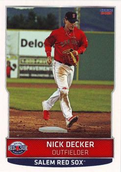 2021 Choice Salem Red Sox #07 Nick Decker Front