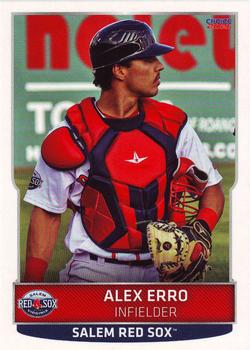 2021 Choice Salem Red Sox #10 Alex Erro Front