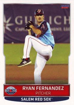 2021 Choice Salem Red Sox #11 Ryan Fernandez Front
