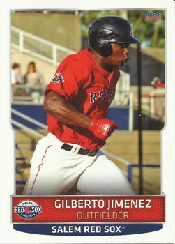 2021 Choice Salem Red Sox #13 Gilberto Jimenez Front