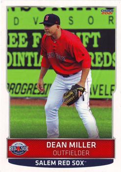 2021 Choice Salem Red Sox #18 Dean Miller Front