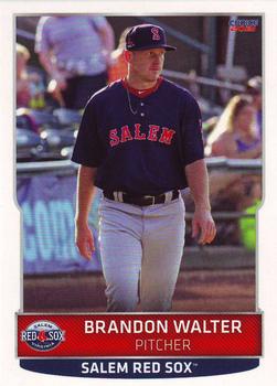 2021 Choice Salem Red Sox #27 Brandon Walter Front