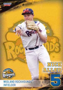 2021 Choice Midland RockHounds #01 Nick Allen Front
