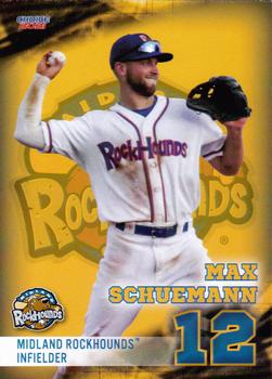 2021 Choice Midland RockHounds #26 Max Schuemann Front