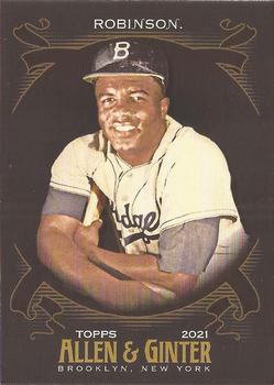 2021 Topps Allen & Ginter X #36 Jackie Robinson Front