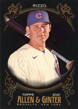 2021 Topps Allen & Ginter X #47 Anthony Rizzo Front