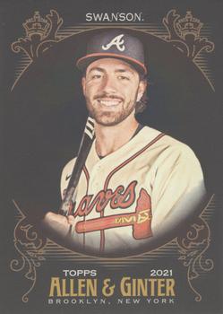 2021 Topps Allen & Ginter X #112 Dansby Swanson Front