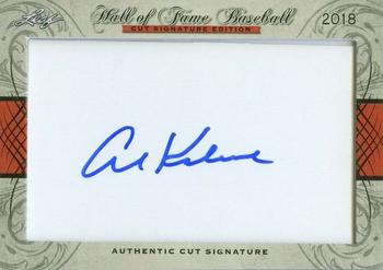 2018 Leaf Cut Signature Hall of Fame Baseball Edition #NNO Al Kaline Front
