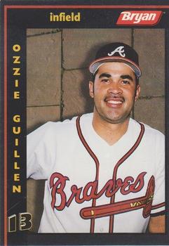 1998 Bryan Atlanta Braves #NNO Ozzie Guillen Front