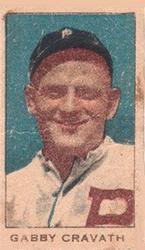 1920 W519-2 Strip Cards Unnumbered #NNO Gavvy Cravath Front