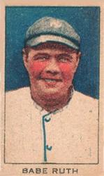 1920 W519-2 Strip Cards Unnumbered #NNO Babe Ruth Front